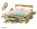 Ultimate Bed - мултифункционално легло, което премахва нуждата от гардероб